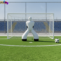 Nouvel Arrivage Mannequin de Gardien de But Gonflable Pliable de 195 cm de Haut pour Entraînement de Football Mural OPP