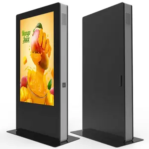 OEM Trung Quốc Thương hiệu 65 inch màn hình hiển thị rộng trong nhà kiosk cho ngân hàng kỹ thuật số di động quảng cáo kiốt