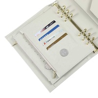Meilleures ventes Etsy : Porte-documents A5 en cuir litchi souple avec emplacements pour cartes double face pour organiseurs personnels
