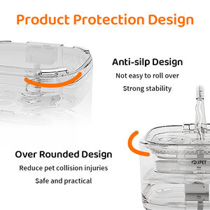 น้ำพุสัตว์เลี้ยงทำงานเงียบพร้อมระบบหมุนเวียนอัตโนมัติการออกแบบความจุขนาดใหญ่สำหรับแมวและสุนัข - Product Image 5