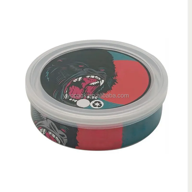 Caja de lata redonda de té con logotipo personalizado, latas de metal de embalaje de dulces de menta, tarro de aluminio de galletas de grado alimenticio con tapa, venta al por mayor