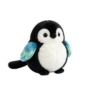Peluche Magpie Personnalisée, Jouet en Peluche Animal du Zoo, Poupée Magpie, Cadeau Souvenir, Vente en Gros - Product Image 1