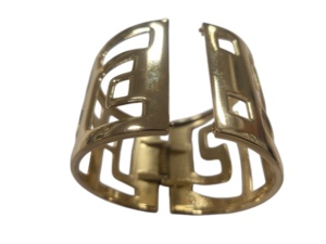 Bracelet creux en alliage de zinc à motif clé grecque, bijoux de mode <span class=keywords><strong>vintage</strong></span> personnalisés, moulage sous pression - Product Image 3