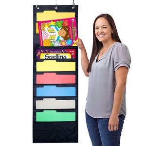Wholesale Black Daily Schedule <b>Pocket</b> Chart for Office & Classroom Use - Product Image 4