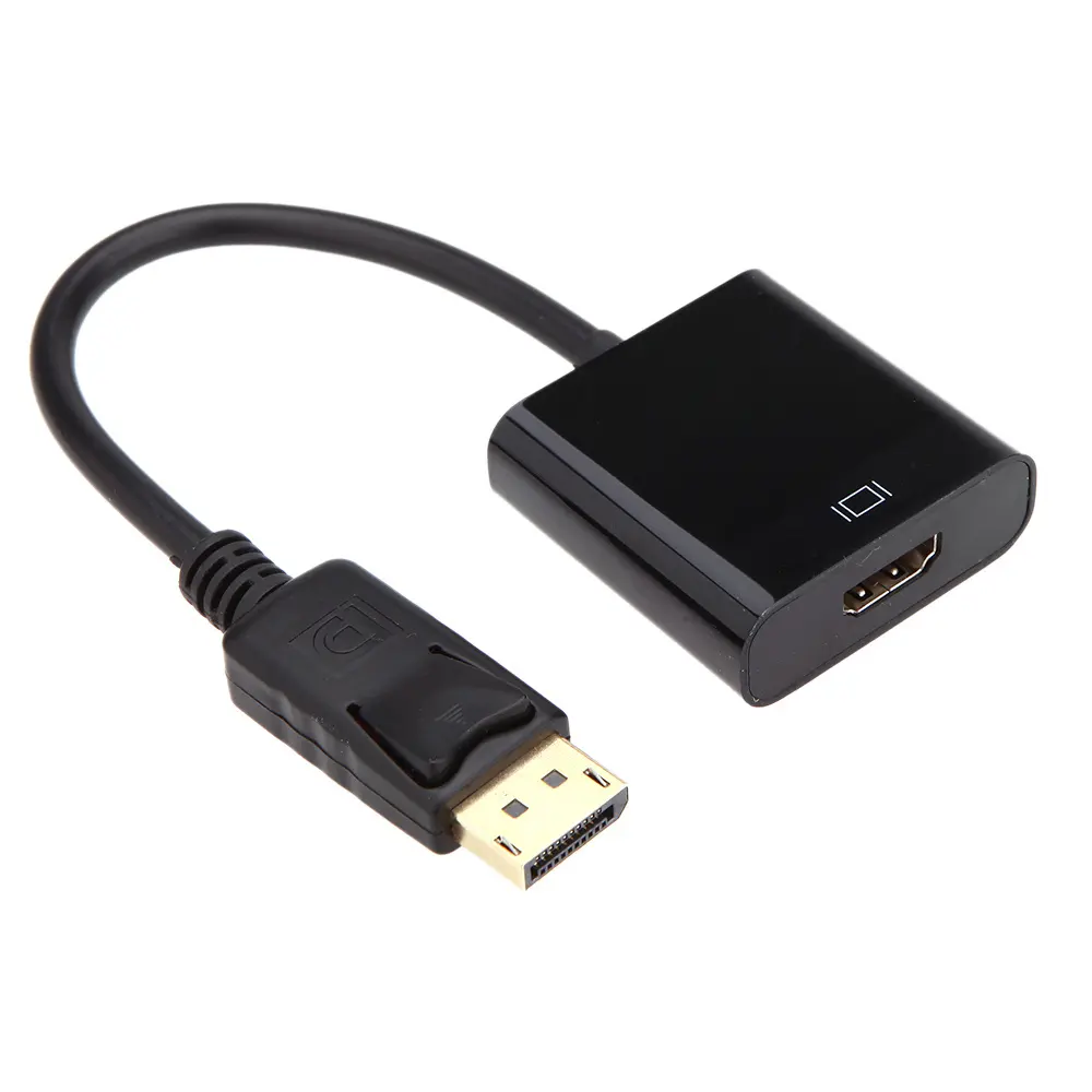 DisplayPort HDMI uyumlu adaptör DP erkek kadın HDMI uyumlu Video ses kablosu HD 1080P PC TV Laptop için