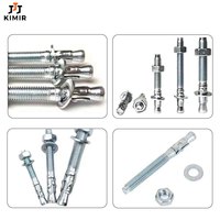 Galvanized Wedge Anchor Expansion Bolt GB1229-84 Standard 60-120mm Diameter 8.8 Grade Fine Thread M6 Model for Export