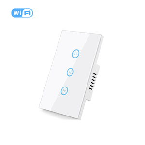 USAU標準ユニバーサルアイテムShinelite3ギャングスマートWifiタッチカーテンスイッチ - Product Image 1
