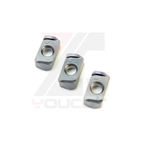 LOGU030310ER-GM Plaquettes de fraisage à alimentation élevée, Lames de fraisage indexables en carbure R1.0 pour l'usinage de l'aluminium, de la fonte et du cuivre