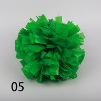 Pompons de cheerleading Icheerobics Factory, vente chaude, haute qualité, couleurs personnalisables, deux têtes, à tenir à la main, en PET, 15 couleurs
