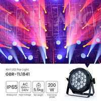 Luz LED RGBW con Efecto de Iluminación, AC100V-240V 50/60Hz, Ajustable, IP65 Impermeable, para Fiestas al Aire Libre, Escenarios, Control DMX512, Ángulo de Haz de 25/40 Grados