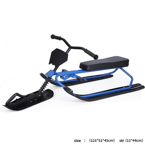 Luge à <span class=keywords><strong>neige</strong></span> amusante pour enfants, luge à <span class=keywords><strong>neige</strong></span> avec direction de course, scooter à <span class=keywords><strong>neige</strong></span> avec freins pour le ski en plein air, sports d'hiver et jouets, motoneige - Product Image 6