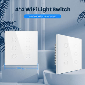 สวิตช์อัจฉริยะติดผนัง ZB-SW-BR WIFI Zigbee มาตรฐานบราซิลและแอฟริกาใต้ รุ่น 124 สวิตช์สัมผัสอัจฉริยะ, สวิตช์บ้านอัจฉริยะ Tuya - Product Image 3