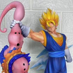 Vente en gros 30cm Dragon <span class=keywords><strong>DBZ</strong></span> Vegetto <span class=keywords><strong>Vegeta</strong></span> VS <span class=keywords><strong>Majin</strong></span> Buu Dessin Animé PVC Figure Lumière - Product Image 4