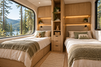 Cabane en bois personnalisée, maison moderne modulaire préfabriquée, serre pour hôtel, villa, usage contemporain, île, camping, site de vacances