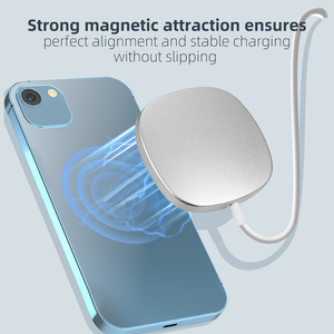 Cargador Inalámbrico 3 en 1 Súper Delgado de 15W, el Más Económico del 2026, para <span class=keywords><strong>iPhone</strong></span>, Auriculares y Reloj Inteligente, <span class=keywords><strong>con</strong></span> Cable - Product Image 4