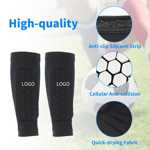 <span class=keywords><strong>Espinilleras</strong></span> <span class=keywords><strong>de</strong></span> fútbol Honeycomb - Protectores <span class=keywords><strong>de</strong></span> pantorrilla y piernas transpirables con compresión para protección deportiva - Product Image 3
