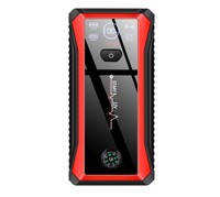 Démarreur de voiture multifonctionnel 2800mAh 12V, alimentation de secours avec batterie au lithium légère et chargeur sans fil mobile