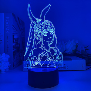 Veilleuse créative de dessin animé <span class=keywords><strong>Douluo</strong></span> Continent, cadeau d'anniversaire, figurine Tang San Xiao Wu, modèle 3D en acrylique, télécommande tactile - Product Image 4