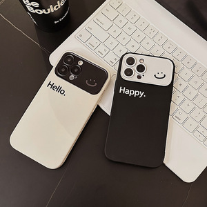 Style Simple Heureux Bonjour Mot Sourire Visage Housse de Téléphone Pour <span class=keywords><strong>iphone</strong></span> 7 8 X XS XR 11 12 13 14 15 Plus Pro Max - Product Image 6