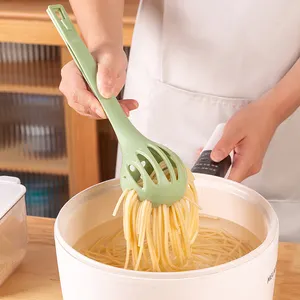 Cozinha multifuncional gadgets ABS macarrão pinça comida tong coadores e coadores