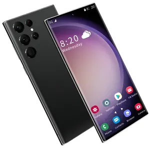 Orijinal 7.3 inç toptan fiyat 2023 yeni S23 ucuz telefon kökeni klon smartphone Unlocked oyun akıllı cep telefonları