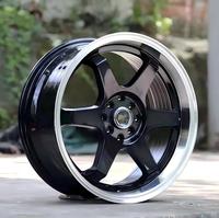 Rines de Aleación de Aluminio de 16'', 17'' y 18'' para Automóviles, 5x114.3/4x114.3/4x100 PCD 7J 7.5J 8J, 5 Radios, para Sedán, Modificación de Autos JDM
