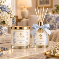 AIKUN – Ensemble de bougies parfumées et diffuseurs à bâtonnets personnalisés avec logo et emballage, conçus par notre équipe d'experts, idéal pour les cadeaux de mariage