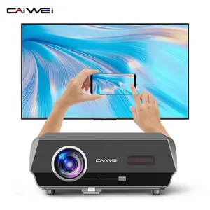 Caiweia12 + Q серый full HD 14300 люмен 4k домашний и открытый Конференц-зал кинотеатр Многофункциональный проектор