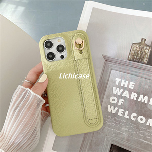 Étui de téléphone Lichicase avec dragonne et béquille tendance pour Oppo Find X9 X9 Pro, coque arrière en cuir pour téléphone portable - Product Image 5