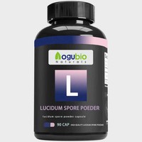 Poudre de spores de Ganoderma Lucidum AOGUBIO, coquille brisée, poudre de spores de Reishi pour complément alimentaire