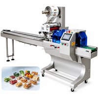Machine d'emballage horizontale à film descendante la plus vendue pour les couverts jetables (baguettes, cuillères) et les fournitures de restaurant
