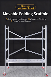 Échafaudage en aluminium en stock avec des tailles personnalisables pour les chantiers de construction et les équipements de levage d'échafaudage - Product Image 6