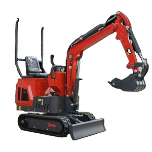 Mini-excavatrice sur chenilles d'occasion 1 tonne, pompe hydraulique KYB, moteur Doosan, prix de gros, vente, attache rapide, brise-roche, certifiée CE - Product Image 1