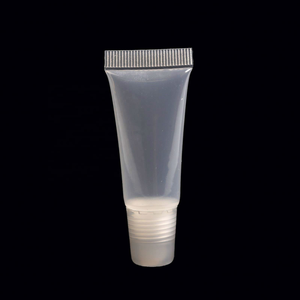 For Eco-friendly Cylinder PE Squeeze Tube with Easy Open End for Cosmetic Packaging 5ml 8ml 10ml 13ml <b>Lip</b> Balm Skin Care - Product Image 1