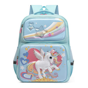 Elementary School Bag 2023 New Relief 6-9-12 Years Old 7 <b>Children</b> <b>Backpack</b> Boys and Girls 1-3-6 Grade Schoolbag - Product Image 4