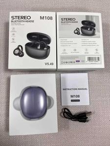 M108 mode Hifi qualité sonore galvanoplastie boucles d'oreilles casque à Conduction osseuse étanche oreille Clip sport écouteurs - Product Image 6