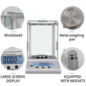 200G 0.001G Độ Chính Xác Phòng Thí Nghiệm Cân Bằng Tốt Nhất Phân Tích Trọng Lượng Quy Mô Với Màn Hình <span class=keywords><strong>LCD</strong></span> Hiển Thị OEM Tùy Chỉnh Hỗ Trợ - Product Image 3