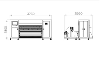 Printer Sublimasi Murah dan Terbaik Fedar 8 Kepala & Printer Tekstil Sublimasi 1.9m