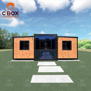 บ้านสำเร็จรูป Cbox ขนาด 40 ฟุต สไตล์วิลล่าสมัยใหม่ สำนักงานพับได้ บ้านสำเร็จรูปสำหรับครอบครัว 2-3 ห้องนอน พื้นที่ใช้สอยกว้างขึ้นได้ บ้านคอนเทนเนอร์ - Product Image 2