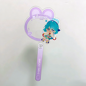 Bâton <span class=keywords><strong>de</strong></span> check-in en acrylique KPOP Kawaii, bâton <span class=keywords><strong>de</strong></span> check-in personnalisé pour les lieux célèbres et les plats délicieux, logo personnalisé - Product Image 2