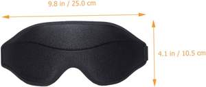 Masque de sommeil en soie de luxe sur mesure avec broderie, sangle réglable, doux, 6A, 100% soie, utilisable en toutes saisons et prêt pour les voyages - Product Image 5
