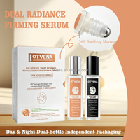 OTVENA Crème Sérum Contour des Yeux avec Bille de Massage – Stimule la Circulation Sanguine, Anti-Affaissement, Hydratation Intense, Naturel, Végétalien, Raffermissant, Réparateur – Nouvelle Formule