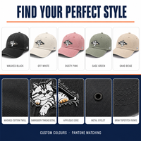 Casquette de baseball non structurée vintage délavée avec logo personnalisé, 6 panneaux, visière incurvée, fournisseur en gros OEM ODM