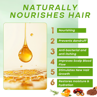 Minyak Esensial Herbal Organik Private Label Rosemary Grape Seed Castor Batana untuk Mengencangkan Melembapkan Pertumbuhan Rambut