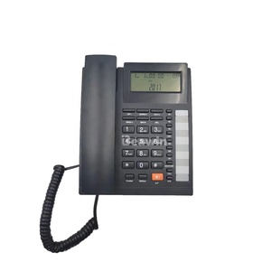 Téléphone fixe filaire avec identification de l'appelant, haut-parleur, réglage du volume et fonction CAL, idéal pour la maison et l'hôtel, réseau PSTN - <span class=keywords><strong>Meilleur</strong></span> prix - Product Image 1