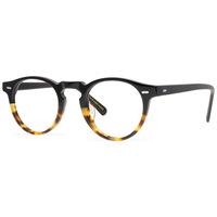 Sunray Nouveaux produits Lunettes rondes rétro Monture unisexe Lunettes Plaque Frame Stripes Colorful Splicing Optique Lunettes Sunray