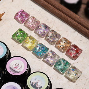 AILANUO Peinture gelée aux fleurs séchées 12 couleurs, agent de polissage pour la création de couleurs en une seule étape et gel de peinture fluorescent - Product Image 2