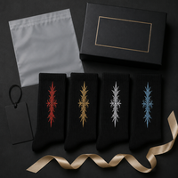 Chaussettes de créateur Academy Supply, logo personnalisé brodé, chaussettes de sport décontractées pour les passionnés de sport, style streetwear et skate.