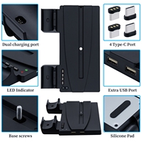 Pour station de charge verticale PS5 DE UHD avec ports USB pour chargeur de contrôleur PS5 pour Console PS5