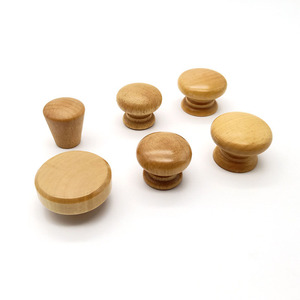 Nhà Máy Tùy Chỉnh Tự Nhiên Đồ Nội Thất Bằng Gỗ Tủ Ngăn Kéo Tủ Tủ Quần Áo Tay Nắm Cửa Kéo Xử Lý Phần Cứng, Vòng Gỗ Ngăn Kéo Núm - Product Image 4